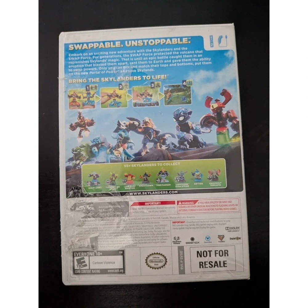 Skylanders‎ Swap Force - Wii Game Nintendo Wii Activision Video Game